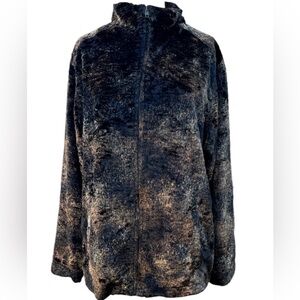 Chico’s Design Faux Fur Coat size 3